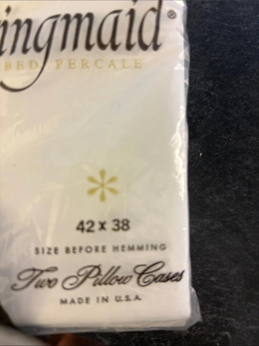 Springmaid White Pillow Cases - 2-Pack